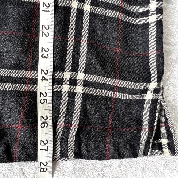 Ralph Lauren Women sz M 100% Wool Full Zip Plaid Shirt/Shacket Preppy Old Money - Picture 6 of 8